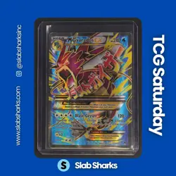 2016 POKEMON XY BREAKPOINT #27/122 M GYARADOS EX FULL ART - Image 1