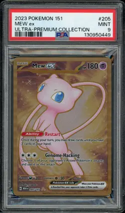 2023 Pokemon 151 Ultra-Premium Collection #205 Mew Ex PSA 9 - Image 2
