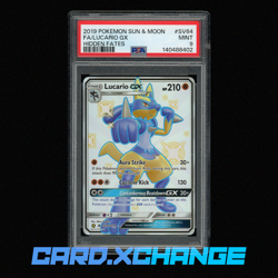 2019 Pokemon Sun & Moon Hidden Fates #SV64 Fa/Lucario Gx Hidden Fates PSA 9 - Image 1