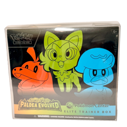 Pokemon Center Exclusive Paldea Evolved ETB Elite Trainer Box - Sealed with Case - Image 1