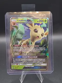 Pokemon TCG Leafeon GX Promo Black Star Holo Card SM146 - Image 1