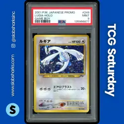 2001 POKEMON JAPANESE PROMO GAME BOY #249 LUGIA HOLO PSA 9 - Image 1