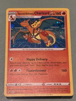 Pokemon TCG Special Delivery Charizard SWSH075 Opened - Image 2