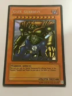 YUGIOH GATE GUARDIAN MRD-000 SECRET RARE HOLO METAL RAIDERS - Image 1