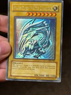 Blue-Eyes White Dragon SDK-001 SDK Ultra Rare FOIL SHIFT ERROR Yu-Gi-Oh - Image 4