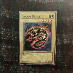 Worm Drake - LON-004 - Common 1st Edition Yugioh LP Vintage - Image 1