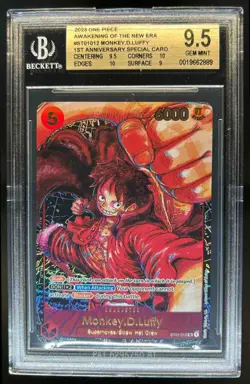 2023 One Piece Awakening of the New Era 1st Monkey.D.Luffy #ST01-012 BGS 9.5 - Image 1