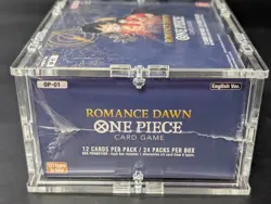One Piece OP-01 Romance Dawn White Bottom English Booster Box Sealed w/ Acrylic - Image 4