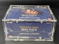 One Piece OP-01 Romance Dawn White Bottom English Booster Box Sealed w/ Acrylic - Image 5