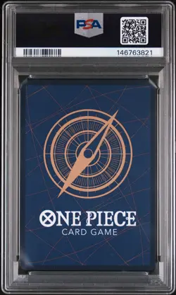 2025 ONE PIECE OP13-CARRYING ON HIS WILL 3RD ANNIV-GOLD #004 SHANKS PSA 10 - Image 2