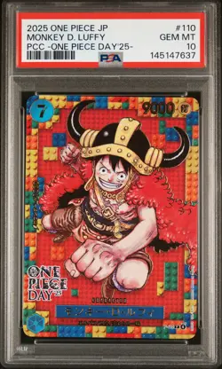2025 ONE PIECE JPN PREMIUM COLLECTION ONE PIECE DAY'25 MONKEY D LUFFY PSA 10 - Image 1