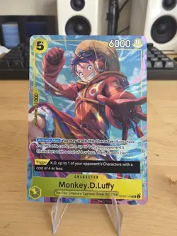 One Piece Monkey D. Luffy OP07-109 Illustration Box Vol. 3 Promo Holo Raw - Image 1