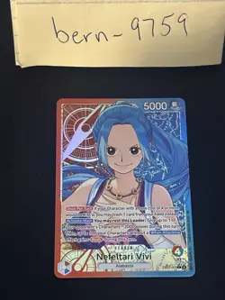 Nefeltari Vivi Alt Art Leader EB03-001 One Piece Heroines Edition English NM - Image 1