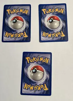 Gastly 50/102 Original Series Base Set Common Card 1999 Lot of 3 - Image 2