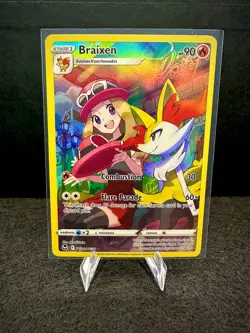 Braixen TG01/TG30 SWSH12: Silver Tempest Trainer Gallery Pokemon TCG Card NM - Image 1