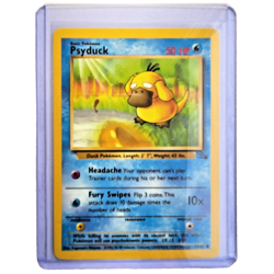Psyduck 53/62 Pokemon TCG Fossil Set NM Vintage 1999 Card - Image 1