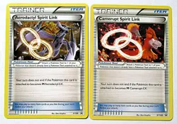 Aerodactyl & Camerupt Spirit Link XY Black Star Rare Promos - 2 Card Lot - LP - Image 1