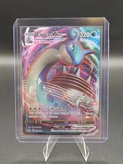 Pokemon TCG Lapras VMAX 050/202SWSH01 Sword & Shield Holo Card - Image 1
