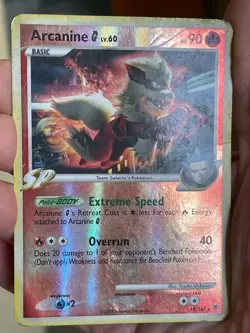POKEMON ARCANINE G LV.60 15/147 RARE REVERSE HOLO SUPREME VICTORS HP CARD PICS - Image 3