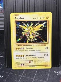 Zapdos 42/108 Evolutions Holo Rare 110 HP Pokemon TCG English Basic Card - Image 1