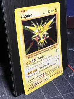 Zapdos 42/108 Evolutions Holo Rare 110 HP Pokemon TCG English Basic Card - Image 3