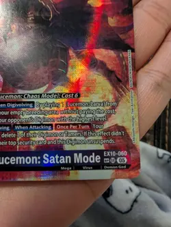 Digimon Card Game EX10-060 Lucemon Satan Mode Super Rare SP Alternate Art - Image 2