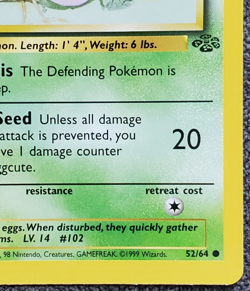 1st Edition Exeggcute - Jungle - #52/64 - Vintage Pokemon Card 1999 WOTC - Image 4