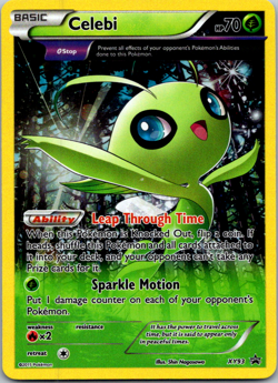 Celebi XY93 Holo Black Star Promo Pokemon Card NM - Image 1