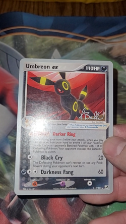 Pokemon TCG - Umbreon ex (Jimmy Ballard) 112/115 World Championship 2006 Card - Image 2