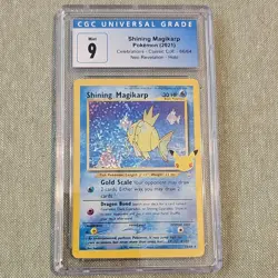 Pokemon Shining Magikarp Celebrations Classic Collection CGC 9 Holo 66/64 Card - Image 1