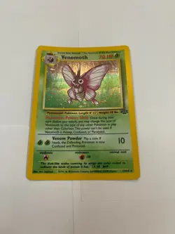 Venomoth Pokemon Card TCG 13/64 Jungle Holo Holographic Many Pictures - Image 2