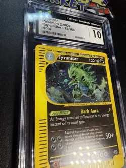 [CGC 10] Tyranitar Holo 029/165 English Expedition Base Set 2002 Pokemon Card - Image 2