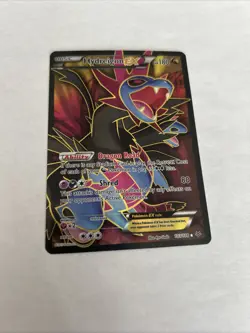 #4 Hydreigon EX 103/108 XY Roaring Skies 2015 Full Art Holo Pokemon Card TCG - Image 1