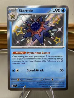 🔥 Starmie #119/091 Shiny Rare NM/M | Paldean Fates - 2024 Pokemon Card - Image 1