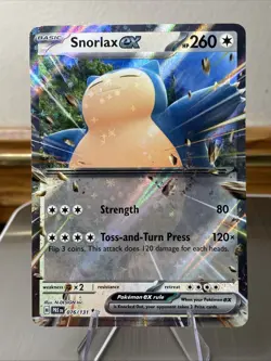 🔥 Snorlax ex #076/131 Double Rare NM | Prismatic Evolutions - 2025 Pokemon Card - Image 1