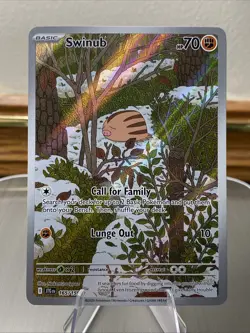 🔥 Swinub #165/159 Illustration Rare NM/M | Journey Together - 2025 Pokemon Card - Image 1