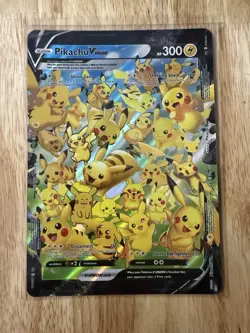 Pikachu V-UNION SWSH141 Jumbo Cards Holo Sword & Shield Black Star Promo - Image 1