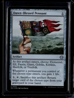 Dawn-Blessed Pennant - 254 - Foil - ECL - NM - MTG Magic the Gathering - Image 1