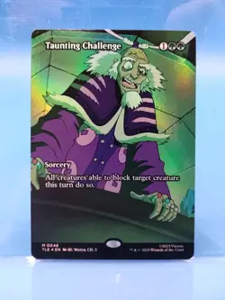 Taunting Challenge (Borderless) 0046 - Avatar: The Last Airbender Foil - Image 1