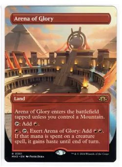 MTG Arena of Glory (Borderless, 351) - Modern Horizons 3 (MH3) Magic Near Mint - Image 1