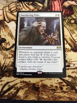 Magic: The Gathering - Smothering Tithe - Ravnica Allegiance - Lightly Played - Image 1