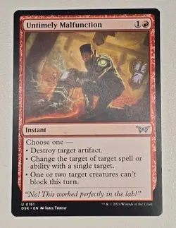 Untimely Malfunction Duskmourn: House of Horror Regular - Image 1