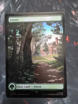Forest (0110) #110 *Foil* (NM) - Universes Beyond: Assassin's Creed MTG - Image 1
