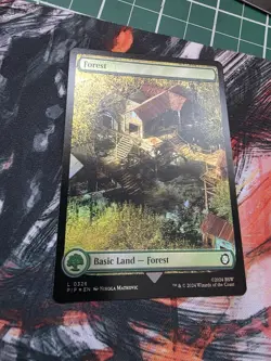 Forest (0326) Universes Beyond: Fallout Foil NM 326 PIP - Image 2