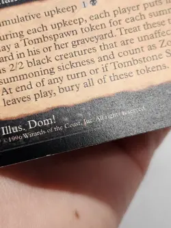 TOMBSTONE STAIRWELL mtg - Mirage 1 Rare Magic The Gathering - Image 4