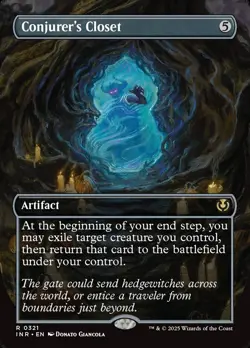 MTG Magic 1 x Conjurer's Closet #321 x 1 - INR - Showcase - Image 1