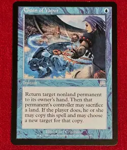 CHAIN OF VAPOR, MAGIC THE GATHERING ONSLAUGHT NEAR MINT MTG NM - Image 1