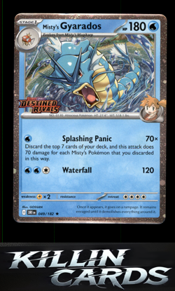 Misty's Gyarados (Prerelease) 049/182 Pokemon Rare Miscellaneous Cards & Product - Image 1