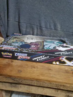 Pokemon Crown Zenith Unown v & Lugia v Special Collection Figure Sealed - Image 2