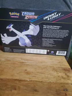 Pokemon Crown Zenith Unown v & Lugia v Special Collection Figure Sealed - Image 5